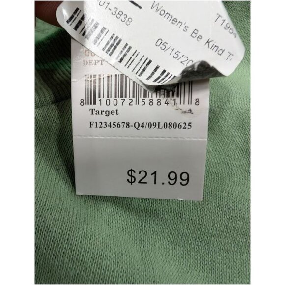 Desert Dreamer Women’s “Be Kind To Nature” Graphic Sweatshirt Green S - Picture 8 of 8